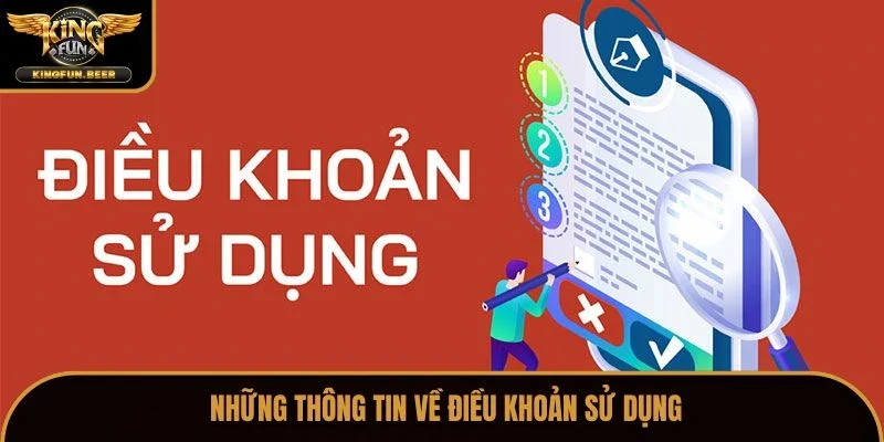 Những thông tin về điều khoản sử dụng